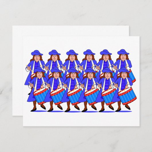 12 Drummer (Vorne/Hinten)