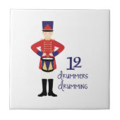 12 Drummer Fliese (Vorderseite)