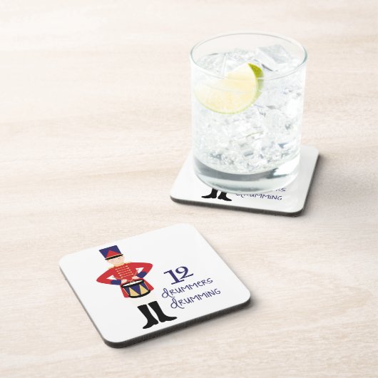 12 Drummer Getränkeuntersetzer (Rechte Seite)
