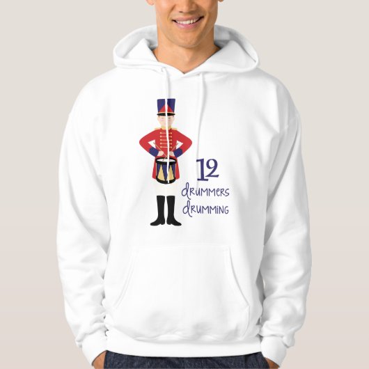 12 Drummer Hoodie (Vorderseite)