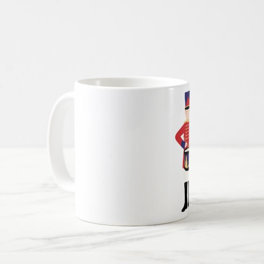 12 Drummer Kaffeetasse (Vorderseite Links)