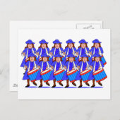 12 Drummer Postkarte (Vorne/Hinten)