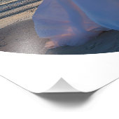 12" Durchmesser Circle Shape Wedding Fotodruck (Ecke)