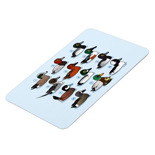 12 Enten Magnet (Linke Seite)