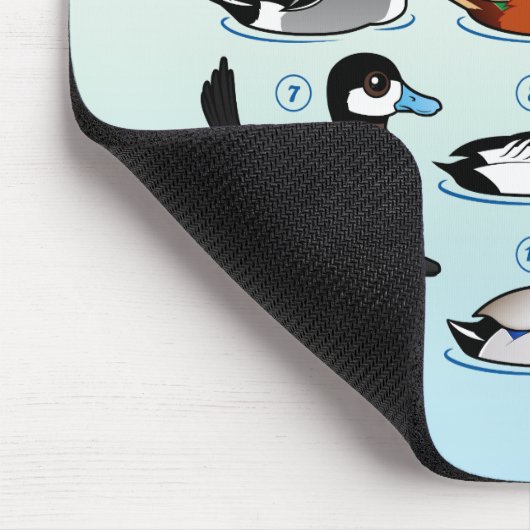 12 Enten Mousepad (Ecke)