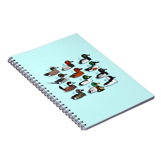 12 Enten Notizblock (Rechte Seite)