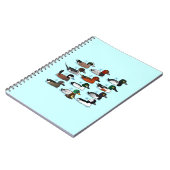 12 Enten Notizblock (Linke Seite)