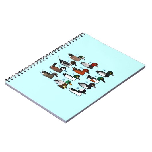 12 Enten Notizblock (Linke Seite)