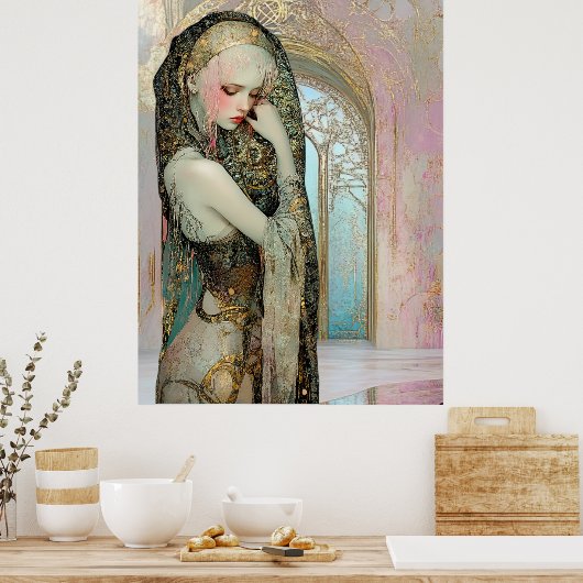 *~* 12 FD2 Nouveau Fantasy Ethereal Dreamlike Poster (Küche)