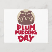 12. Februar - Pudding Day Postkarte (Vorderseite)