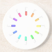 12 Flüssigkeiten Getränkeuntersetzer (Vorne)