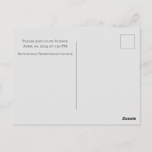 12 Foto Collage Beerdigung Postkarte (Rückseite)