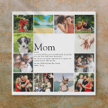 12 Foto Collage Beste Mama, Mama, Mama Definition Künstlicher Leinwanddruck<br><div class="desc">Personalisieren Sie mit Ihren 12 Lieblings-Fotos und personalisierten Texten für Ihre besondere Mama,  Mutter oder Mama,  um ein einzigartiges Geschenk für Muttertag,  Geburtstag,  Weihnachten,  Babyduschen,  oder jeden Tag,  den Sie gewollt,  um zu zeigen,  wie viel sie Ihnen bedeutet. Zeig ihr,  wie phantastisch sie jeden Tag ist! Entwickelt von Thisisnotme©</div>