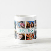 12 Foto Collage Bestie Kaffeetasse (Mittel)