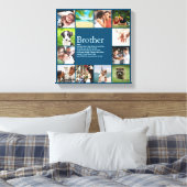 12 Foto Collage Blue Fun Cool Brother Definition Leinwanddruck (Insitu (Schlafzimmer))