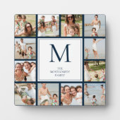 12 Foto Collage Family Pictures Plaque Fotoplatte (Vorderseite)