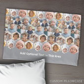 12 Foto Collage - Funky hexagon Honeycomb Muster Kissenbezug