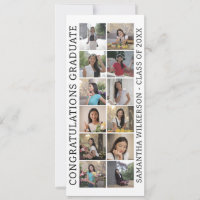 12 Foto Collage Gratulation Graduate