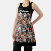 12 Foto Collage Honigwabenhexagon Random Muster Schürze (InSitu)