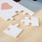 12 Foto Collage LIEBE für BEST VATER Marine Skript Puzzle (Seite)