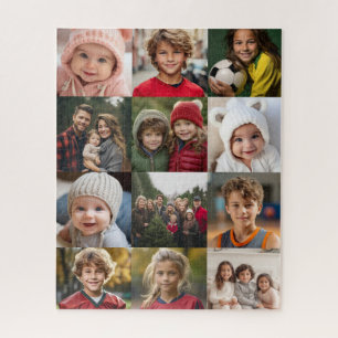12 Foto-Collage - Nur quadratisch zugeschnittene F Puzzle