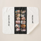 12 Foto-Collage Text hinzufügen weiß schwarz Sherpadecke (Vorderseite (Horizontal))