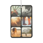 12 Foto Doppelseitlicher Vorlagenrahmen mit gerund Autolufterfrischer (Vorderseite)