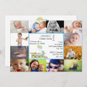 12 Foto - Einladung zum Geburtstag (Vorne/Hinten)