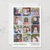 12 Foto Frohe Weihnachten mit Salbei botanischen R (Vorderseite)