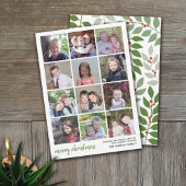 12 Foto Frohe Weihnachten mit Salbei botanischen R