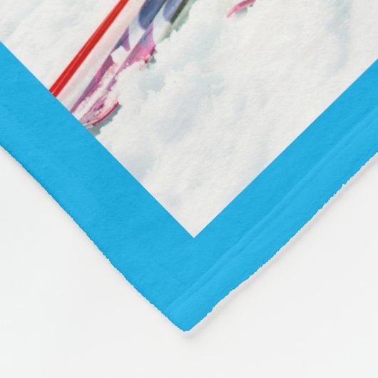 12 Foto Grid Collage Azure Fleecedecke (Ecke)