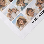 12 Foto Grid Collage - weiß - Mod Type Black Seidenpapier (Ausschnitt)