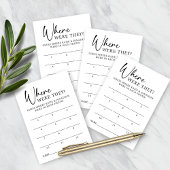 12 Foto, in dem sie Guess Card spielen Mitteilungskarte