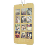 12 Foto Instagram Collage mit Gold Background Autolufterfrischer (Links)