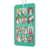 12 Foto Instagram Collage mit grünem Hintergrund Autolufterfrischer (Links)