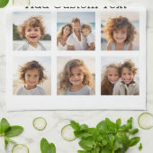 12 Foto Instagram Collage mit weißem Hintergrund Geschirrtuch (Gefaltet)