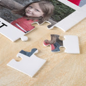 12 Foto Instagram Collage - weiß mit schwarzer Sch Puzzle (Seite)