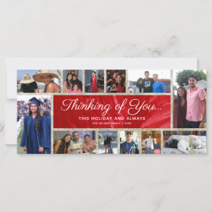 12 Foto Weihnachtskarte Feiertagskollage