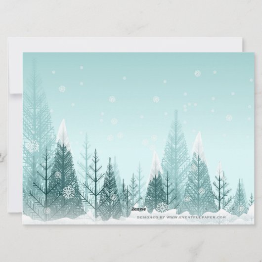 12 Foto Winterlandschaft Collage - 6x8 Weihnachten (Rückseite)