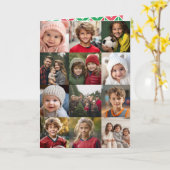 12 FotoCollage 2-seitig Weihnachten - Download 202 Karte (Gelbe Blume)