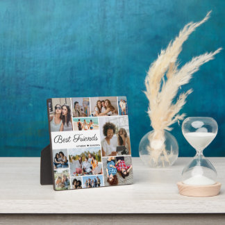 12 Fotocollage Beste Freunde für immer Fotoplatte