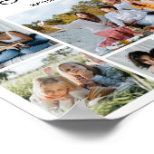 12 Fotocollage Beste Freunde für immer Poster (Ecke)