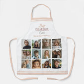 12 FotoCollage Beste Oma je Schürze (Vorderseite)