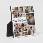 12 FotoCollage Bester Vater je Fotoplatte (Vorderseite)