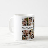 12 FotoCollage Bester Vater je Kaffeetasse (Vorderseite Links)
