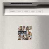12 FotoCollage Bester Vater je Magnet (In Situ (Geschirrspüler))
