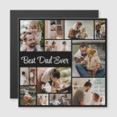 12 FotoCollage Bester Vater je Magnetkarte (Vorne/Hinten)