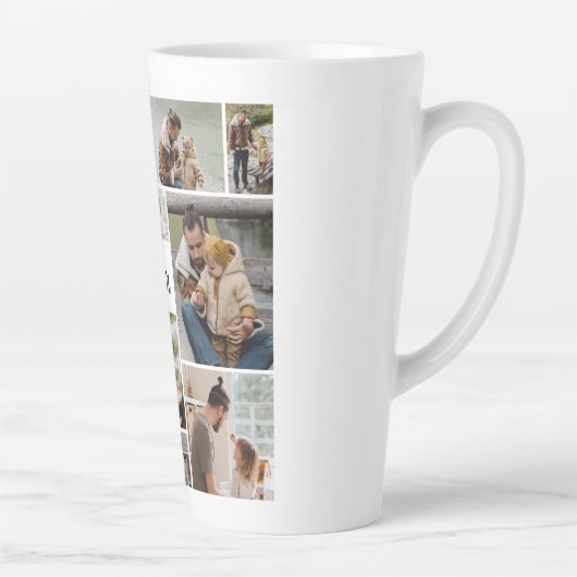 12 FotoCollage Bester Vater je Milchtasse (Rechts)