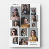 12 FotoCollage Fügen Sie einen beliebigen Abschlus Fotoplatte (Vorderseite)