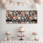 12 FotoCollage - funky hexagon - Random Muster Banner